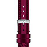 Tissot Everytime Lady Burgundy Dial Burgundy Leather Strap Watch for Women - T143.210.17.331.00