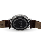 Hugo Boss Corporal Blue Dial Brown Leather Strap Watch for Men - 151363