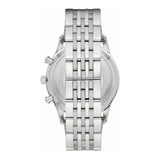 Emporio Armani Classic Chronograph Silver Dial Silver Steel Strap Watch For Men - AR1879