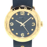 Marc Jacobs Blade Blue Dial Blue Leather Strap Watch for Women - MBM1224