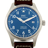 IWC Pilot's Mark XVIII Le Petit Prince Blue Dial Brown Leather Strap Watch for Men - IW327004