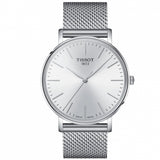 Tissot Everytime Gent Silver Dial Silver Mesh Bracelet Watch for Men - T143.410.11.011.00