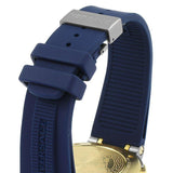 Versace V Extreme Chronograph Blue & Gold Tone Dial Blue Rubber Strap Watch for Men - VCN010017