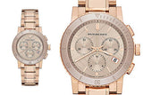 Burberry The City Rose Gold Dial Rose Gold Steel Strap Watch for Women - BU9703