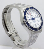 Breitling Superocean 42mm White Dial Silver Steel Strap Watch for Men - A17366D81A1A1