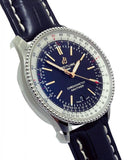 Breitling Navitimer Automatic 41mm Blue Leather Strap Mens Watch - A17326211C1P3