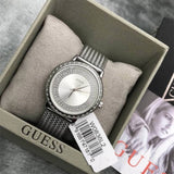 Guess Quartz Silver Dial Willow Stainless Steel Mesh Bracelet Watch For Women - W0836L2