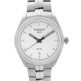 Tissot PR 100 Quartz White Dial Silver Steel Strap Watch For Women - T101.410.11.031.00