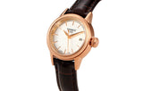 Tissot Carson Lady Steel Quartz Brown Leather Strap Watch For Women - T085.210.36.011.00