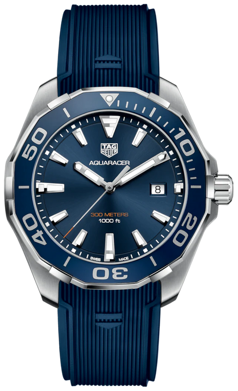 Tag heuer aquaracer quartz blue hotsell