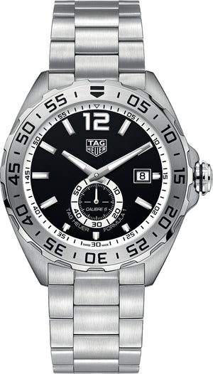 Tag Heuer Formula 1 Automatic 43mm Black Dial Silver Steel Strap Watch for Men - WAZ2012.BA0842