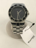 Marc Jacobs Blade Black Dial Silver Stainless Steel Watch for Women - MBM3058