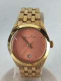 Marc Jacobs Peeker Pink Dial Rose Gold Stainless Steel Strap Watch for Women - MBM3377