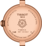 Tissot Bellissima Small Lady White Dial Brown Leather Strap Watch For Women - T126.010.36.013.00