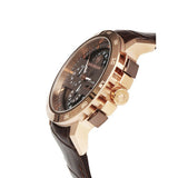 Maserati Ingegno Chronograph Brown Dial Leather Strap Watch For Men - R8871619001