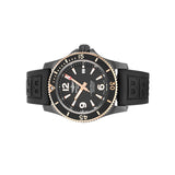 Breitling Superocean Automatic 46mm Black Dial Black Rubber Strap Watch for Men - U17368221B1S1