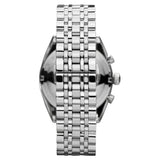 Emporio Armani Franco Black Dial Silver Steel Strap Watch For Men - AR0373