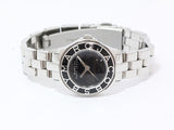 Marc Jacobs Blade Black Dial Silver Stainless Steel Strap Watch for Women - MBM3059