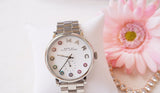 Marc Jacobs Baker Dexter White Dial SIlver Stainless Steel Strap Watch for Women - MBM3423