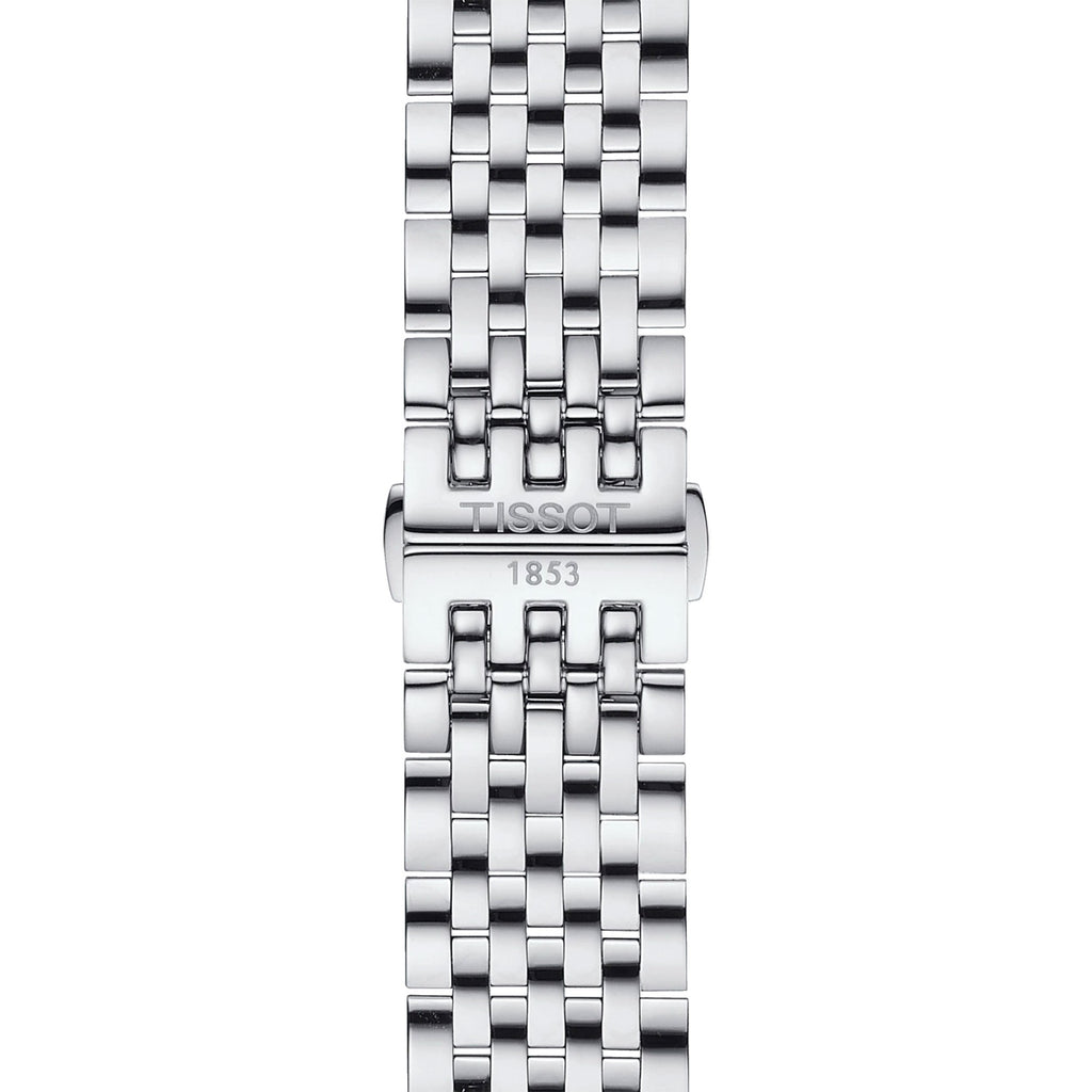 Tissot T Classic Tradition Silver Dial Silver Steel Strap Watch For Men - T063.610.11.038.00
