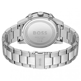 Hugo Boss Allure Chronograph Black Dial Silver Steel Strap Watch for Men - 1513922