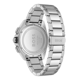 Hugo Boss Volane Black Dial Silver Steel Strap Watch for Men - 1513949