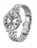 Tissot T Classic Carson Premium Powermatic 80 Silver Dial Silver Steel Strap Watch For Men - T122.407.11.033.00