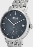 Hugo Boss Corporal Blue Dial Silver Steel Strap Watch for Men - 1513642