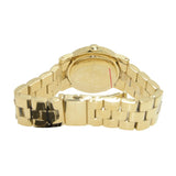 Marc Jacobs Amy Black Multicolor Dial Gold Stainless Steel Strap Watch for Women - MBM3273