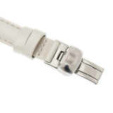 Tissot Flamingo Mother of Pearl Dial White Leather Strap Watch For Women - T094.210.26.111.01