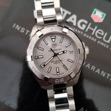 Tag Heuer Aquaracer White Mother of Pearl Dial Silver Steel Strap Watch for Women - WBD1311.BA0740