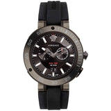 Versace V Extreme Chronograph Black Tone Dial Black Rubber Strap Watch for Men - VCN020017