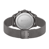 Hugo Boss Associate Black Dial Black Mesh Bracelet Watch for Men - 1513769