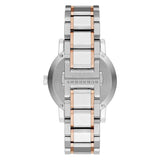 Burberry The City White Dial Two Tone Stainless Steel Strap Watch for Women - BU9006
