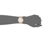 Marc Jacobs Roxy White Dial Rose Gold Stainless Steel Strap Watch for Women - MJ3523