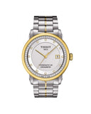 Tissot Luxury Powermatic 80 White Dial Silver Steel Strap Watch For Men - T086.408.22.036.00