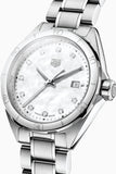 Tag Heuer Formula 1 White Mother of Pearl Dial Silver Steel Strap Watch for Women - WBJ1319.BA0666