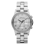 Marc Jacobs Henry Glitz Silver Stainless Steel Strap Watch for Women - MBM9017