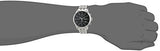 Hugo Boss Jet Black Dial Silver Steel Strap Watch for Men - 1513383