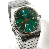 Tissot PRX Green Dial Silver Steel Strap Watch For Men - T137.410.11.091.00