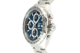 Tag Heuer Formula 1 Automatic Chronograph Blue Dial Silver Strap Watch for Men - CAZ2015.BA0876