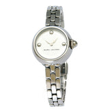 Marc Jacobs Courtney White Dial Silver Stainless Steel Strap Watch for Women - MJ3456