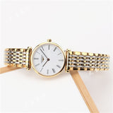 Longines La Grande Classique White Dial White Dial Two Tone Mesh Bracelet Watch for Women - L4.209.2.12.7