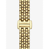 Tissot T Lady Lovely Silver Dial Gold Steel Strap Watch For Women - T058.009.33.031.00