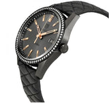 Tag Heuer Carrera Quartz 39mm Diamond Anthracite Dial Black Leather Strap Watch for Women - WAR1115.FC6392