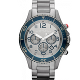 Marc Jacobs Rock Silver Dial Silver Stainless Steel Strap Watch for Men - MBM5028