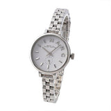 Marc Jacobs Sally White Dial Silver Stainless Steel Watch for Women - MBM8642