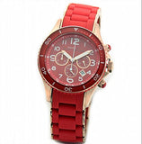 Marc Jacobs Rock Red Dial Red Stainless Steel Strap Watch for Women - MBM2577