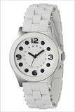 Marc Jacobs Perry White Dial White Stainless Steel Strap Watch for Women - MBM2533