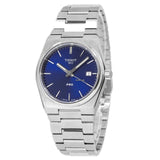 Tissot PRX Quartz Blue Dial Silver Steel Strap Watch For Men - T137.210.11.041.00